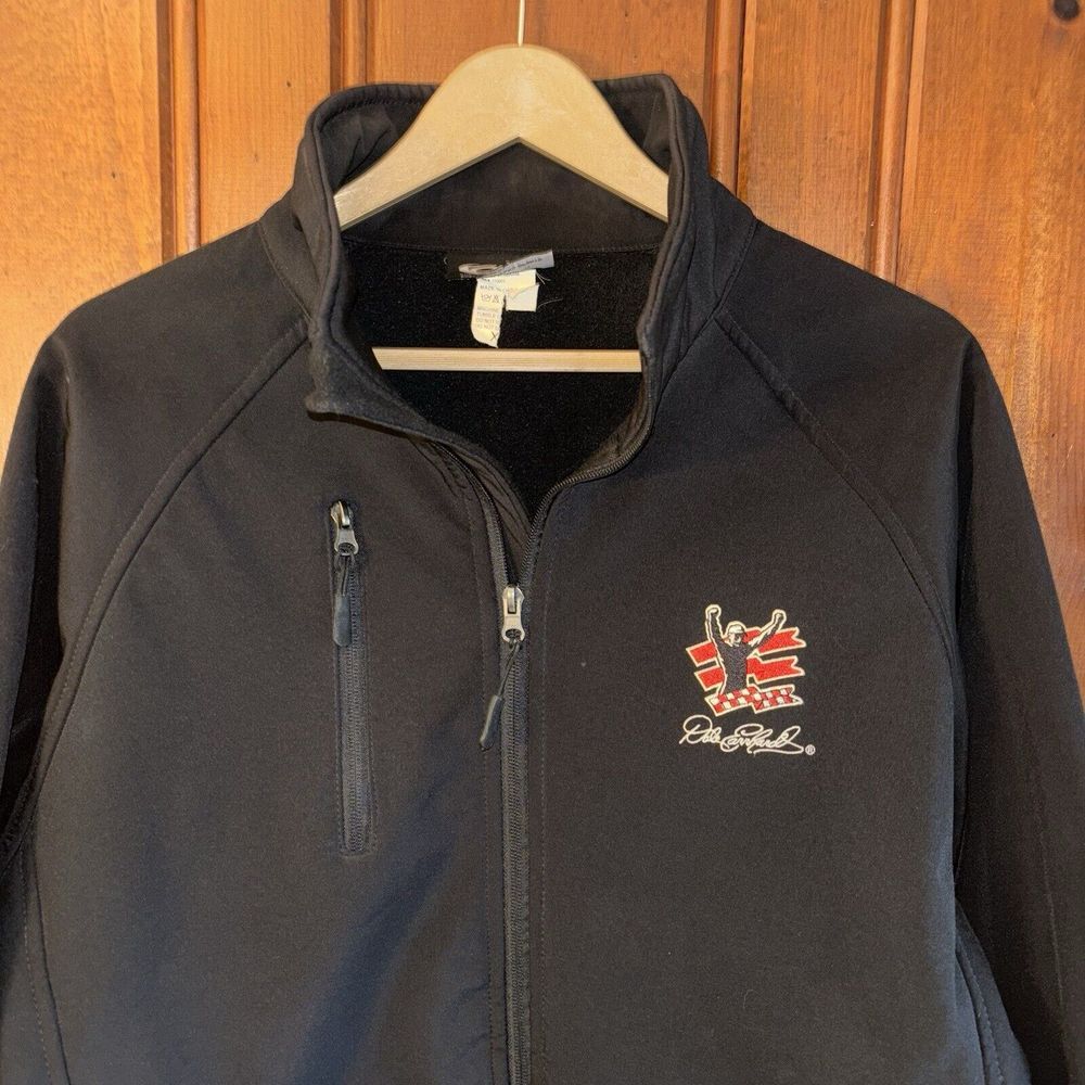 Y2K Dale Earnhardt 3 Fleece Lined Jacket Mens XL Nascar Racing Full Zip Pockets‎
